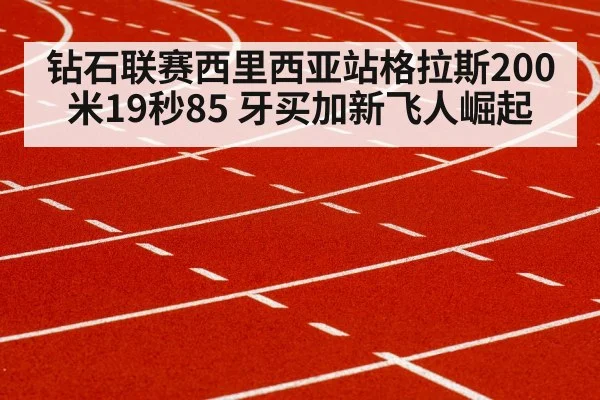 钻石联赛西里西亚站格拉斯200米19秒85 牙买加新飞人崛起